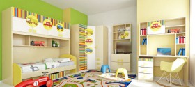 Детская комната Клаксон (Бежевый/корпус Клен) в Москаленки - moskalenki.katalogmebeli.com | фото 5