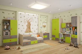 Детская комната Пуговка в Москаленки - moskalenki.katalogmebeli.com | фото
