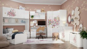 Детская комната Совушки (Белый/корпус Выбеленное дерево) в Москаленки - moskalenki.katalogmebeli.com | фото 2