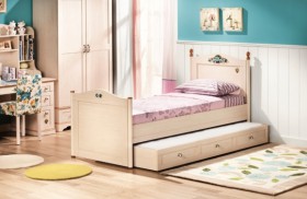Кровать детская Балли 2-х уровневая (венге/белфорт) в Москаленки - moskalenki.katalogmebeli.com | фото 2