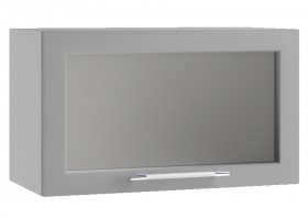 Гарда ПГС 600 шкаф верхний горизонтальный со стеклом Джинс в Москаленки - moskalenki.katalogmebeli.com | фото