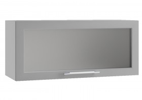 Гарда ПГС 800 шкаф верхний горизонтальный со стеклом Джинс в Москаленки - moskalenki.katalogmebeli.com | фото