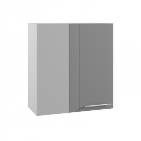 Гарда ПУ 650 шкаф верхний угловой (Ваниль/корпус Серый) в Москаленки - moskalenki.katalogmebeli.com | фото