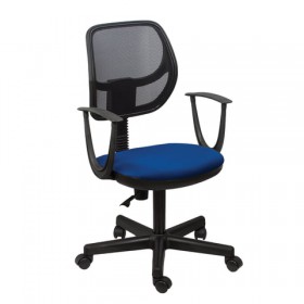 Кресло BRABIX Flip MG-305 (сине-черный) в Москаленки - moskalenki.katalogmebeli.com | фото 3