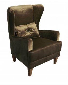 Кресло для отдыха Нарцисс (велюр богемия кофе) в Москаленки - moskalenki.katalogmebeli.com | фото