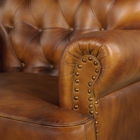 Кресло кожаное Чарльз в Москаленки - moskalenki.katalogmebeli.com | фото 5