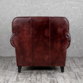 Кресло кожаное Элегант (Бордовый) в Москаленки - moskalenki.katalogmebeli.com | фото 5