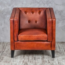 Кресло кожаное Лофт Аристократ (ширина 1100 мм) в Москаленки - moskalenki.katalogmebeli.com | фото 4