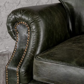 Кресло кожаное Лофт Аристократ (ширина 1070 мм) в Москаленки - moskalenki.katalogmebeli.com | фото 5