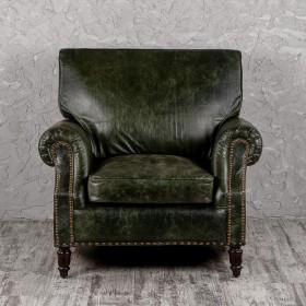Кресло кожаное Лофт Аристократ (ширина 1070 мм) в Москаленки - moskalenki.katalogmebeli.com | фото 9