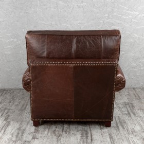 Кресло кожаное Лофт Аристократ (ширина 1100 мм) в Москаленки - moskalenki.katalogmebeli.com | фото 7