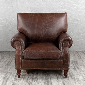 Кресло кожаное Лофт Аристократ (ширина 1100 мм) в Москаленки - moskalenki.katalogmebeli.com | фото 8