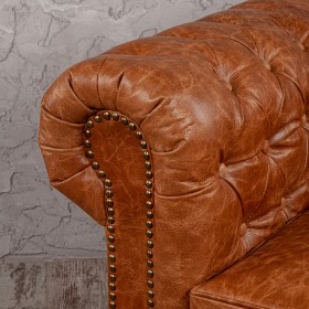 Кресло кожаное Лофт Честер (кожа буйвола) в Москаленки - moskalenki.katalogmebeli.com | фото 5