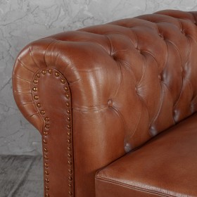 Кресло кожаное Лофт Честер (кожа) в Москаленки - moskalenki.katalogmebeli.com | фото 3