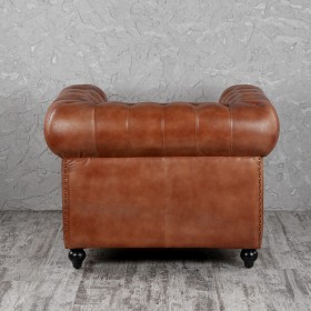 Кресло кожаное Лофт Честер (кожа) в Москаленки - moskalenki.katalogmebeli.com | фото 7