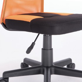 Кресло компактное BRABIX Smart MG-313 (черный, оранжевый) в Москаленки - moskalenki.katalogmebeli.com | фото 5