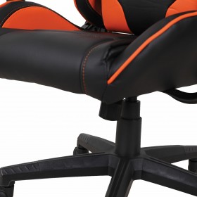 Кресло компьютерное BRABIX GT Racer GM-100 (черный, оранжевый) в Москаленки - moskalenki.katalogmebeli.com | фото 2