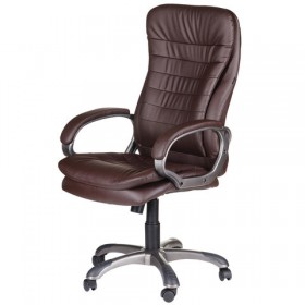 Кресло офисное BRABIX Omega EX-589 (коричневое) в Москаленки - moskalenki.katalogmebeli.com | фото 4