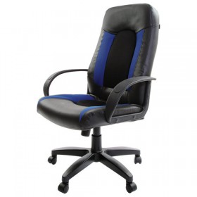 Кресло офисное BRABIX Strike EX-525 (сине-черный) в Москаленки - moskalenki.katalogmebeli.com | фото 5