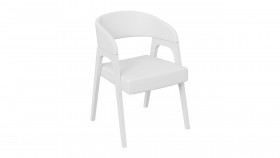 Кресло «Техас 1» (Белый матовый/Экокожа Белый №66) в Москаленки - moskalenki.katalogmebeli.com | фото