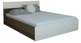 Кровать 0,8м Юнона с настилом (Венге / Дуб) в Москаленки - moskalenki.katalogmebeli.com | фото 2