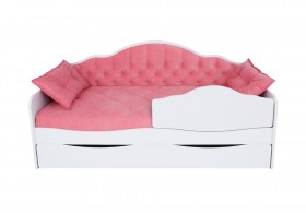 Кровать 170 серии Иллюзия Лайт 1 ящик 89 Розовый (подушки) в Москаленки - moskalenki.katalogmebeli.com | фото 1