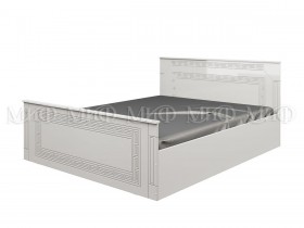 Кровать Афина-1 1,4 м (Белый/Белый глянец) в Москаленки - moskalenki.katalogmebeli.com | фото
