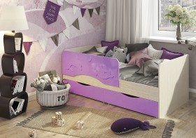 Кровать Алиса КР-812 1,6 Белфорд/Розовый металлик в Москаленки - moskalenki.katalogmebeli.com | фото 3