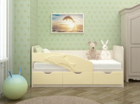 Кровать детская 1,6м Дельфин (Розовый металлик) в Москаленки - moskalenki.katalogmebeli.com | фото 6