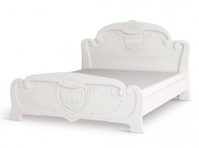 Кровать 1,6м Мария (Белый глянец) в Москаленки - moskalenki.katalogmebeli.com | фото