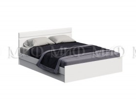 Кровать Нэнси New 1,4м (Белый/белый глянец) в Москаленки - moskalenki.katalogmebeli.com | фото
