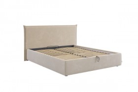Кровать с подъемным механизмом Лада 160х200 см (графит (велюр)) в Москаленки - moskalenki.katalogmebeli.com | фото 5