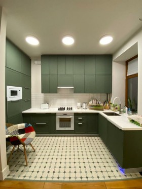 Кухня Квадро 3,2 м (высокие модули/Железо/Серый) в Москаленки - moskalenki.katalogmebeli.com | фото 25