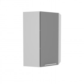 Лофт ВПУ 550 шкаф верхний угловой высокий (Дуб бурый/корпус Серый) в Москаленки - moskalenki.katalogmebeli.com | фото