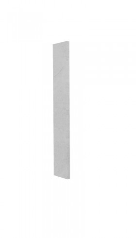 Панель торцевая (для шкафа верхнего торцевого) ПТ 400 Лофт (Штукатурка белая) в Москаленки - moskalenki.katalogmebeli.com | фото