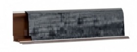 Плинтус LB-37, L=3000мм, каньон (черный) в Москаленки - moskalenki.katalogmebeli.com | фото