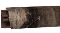Плинтус LB-38, L=3000мм, мрамор бергамо темный в Москаленки - moskalenki.katalogmebeli.com | фото 1
