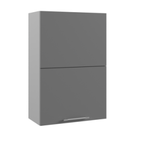 Ройс ПГПМ 600 Шкаф верхний Blum Aventos HF (Графит софт/корпус Серый) в Москаленки - moskalenki.katalogmebeli.com | фото