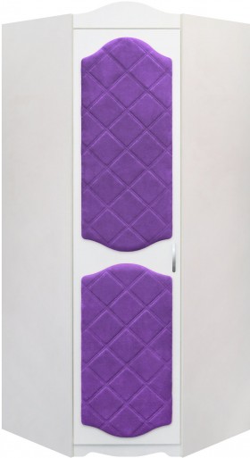 Шкаф угловой Иллюзия 32 Фиолетовый в Москаленки - moskalenki.katalogmebeli.com | фото 1