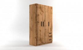 Шкаф 3-х створчатый с ящиками Шервуд (Дуб Вотан) в Москаленки - moskalenki.katalogmebeli.com | фото
