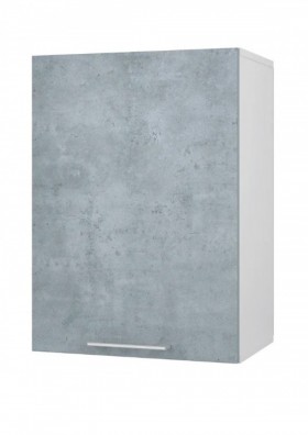 Шкаф 45 с фасадом Лофт (Камень Оленна/Белый) в Москаленки - moskalenki.katalogmebeli.com | фото