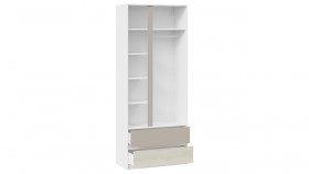 Шкаф для одежды комбинированный «Сканди» Дуб Гарден/Белый/Глиняный серый в Москаленки - moskalenki.katalogmebeli.com | фото 5