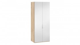 Шкаф для одежды с 2 зеркальными дверями «Эмбер» Яблоня Беллуно в Москаленки - moskalenki.katalogmebeli.com | фото