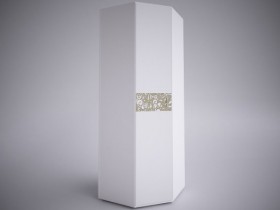 Шкаф для одежды угловой СЕЛЕНА EVO (Белый/Фотопечать) в Москаленки - moskalenki.katalogmebeli.com | фото