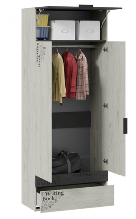 Шкаф комбинированный для одежды «Оксфорд-2» в Москаленки - moskalenki.katalogmebeli.com | фото 2