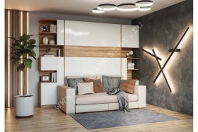 Шкаф-кровать с диваном Дина в Москаленки - moskalenki.katalogmebeli.com | фото