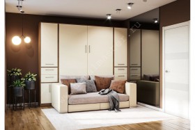 Шкаф-кровать с диваном Злата в Москаленки - moskalenki.katalogmebeli.com | фото
