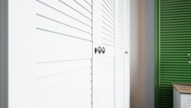 Шкаф угловой с 1-ой дверью с зеркалом «Ривьера» (Белый) в Москаленки - moskalenki.katalogmebeli.com | фото 8