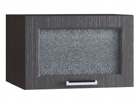 Шкаф верхний горизонтальный со стеклом 510, ШВГС 510 (Клен серый/корпус венге) в Москаленки - moskalenki.katalogmebeli.com | фото