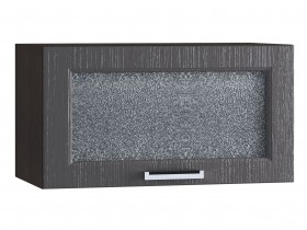 Шкаф верхний горизонтальный со стеклом 600, ШВГС 600 (Клен серый/корпус венге) в Москаленки - moskalenki.katalogmebeli.com | фото